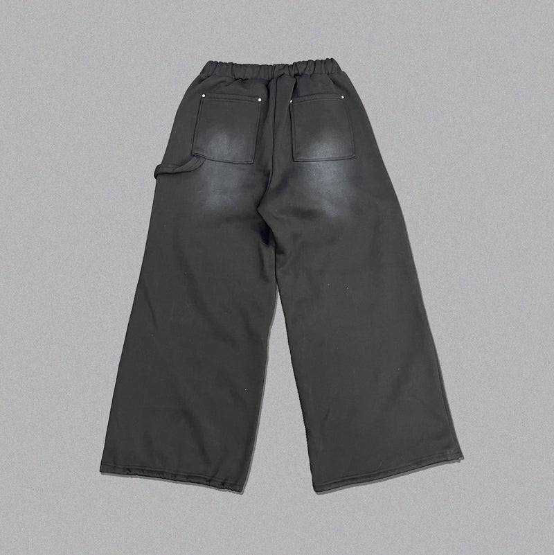 Tribal logo double knee sweat pants