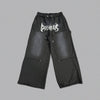 Tribal logo double knee sweat pants