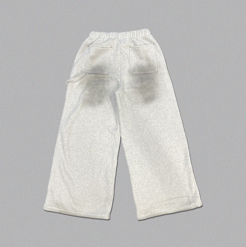 Tribal logo double knee sweat pants