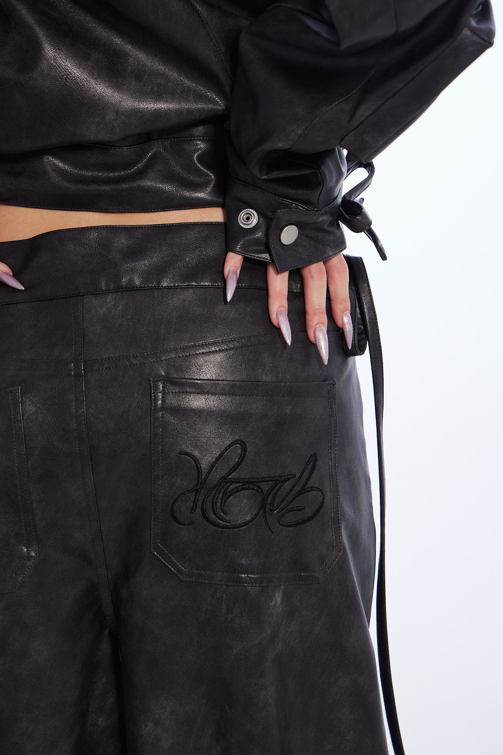 EYTYS ヴィーガンレザーカーゴパンツ28✖️30 vegan leather cargo pants – YZ
