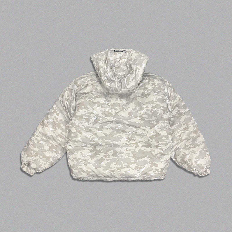 Reversible puffer jacket