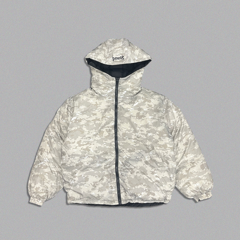 Reversible puffer jacket