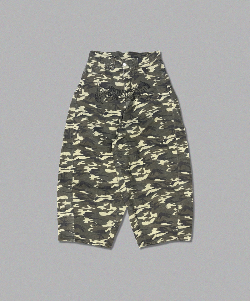 Tribal logo balloon baggy pants – YZ
