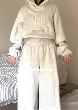 H heart logo river set up