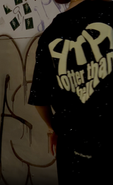 GLITTER HEART LOGO TEE
