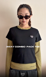 3WAY COMBO  PACK TEE