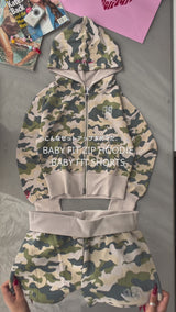 BABY FIT ZIP HOODIE
