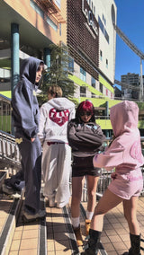 sagara heart logo zip hoodie