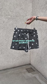 STAR PRINT SHORTS
