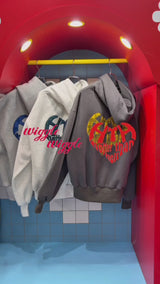 wiggle wiggle × HTH back logo sweat pants