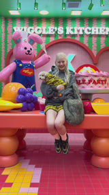 wiggle wiggle × HTH heart logo  hoodie