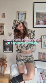 BABY FIT ZIP HOODIE