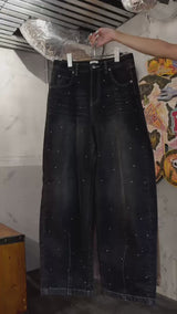 kirakira cocoon washed denim