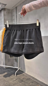 side logo sweat shorts