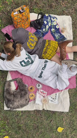 wiggle wiggle × HTH heart logo  hoodie