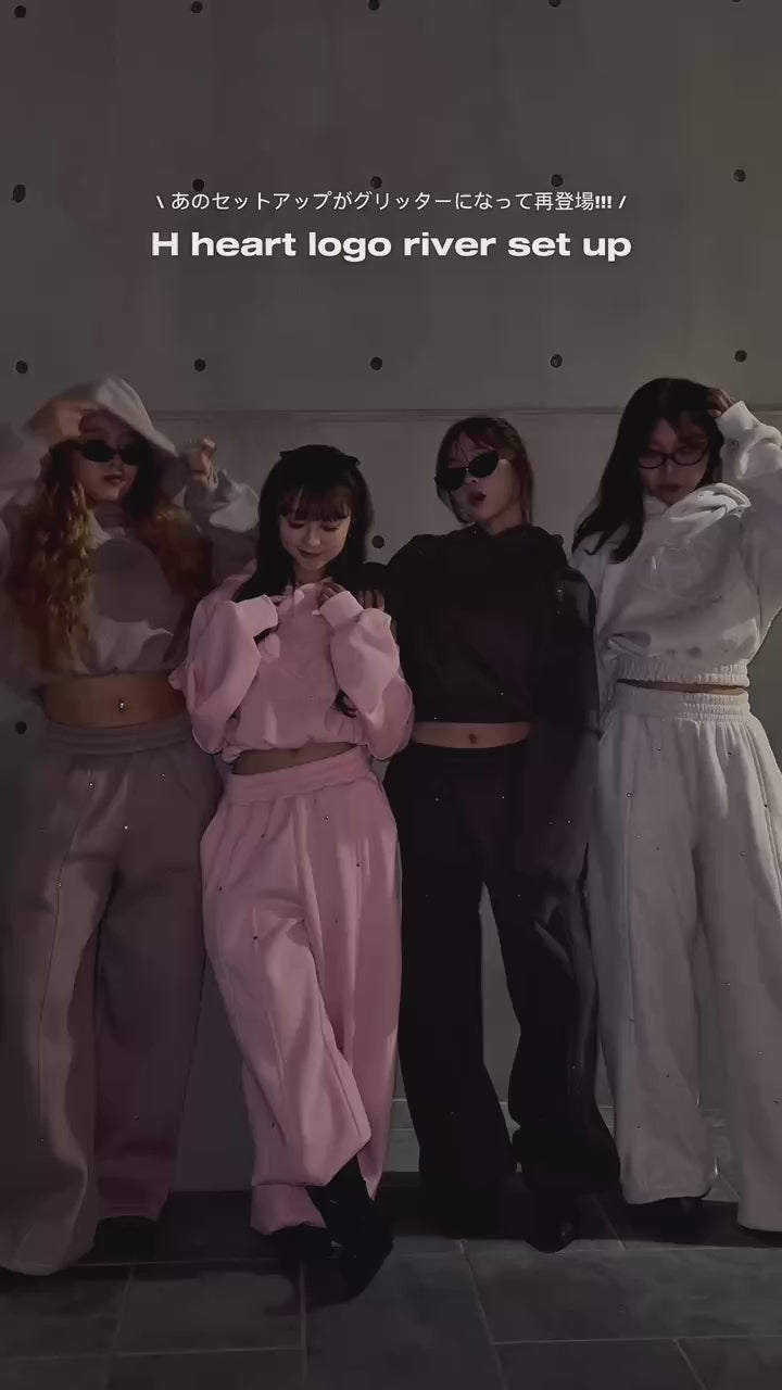 H heart logo river set up – YZ