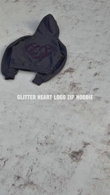 glitter back logo sweat pants