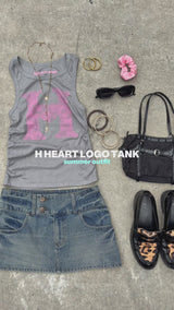 H HEART LOGO TANK