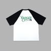 年輕歌曲x厘米通用徽標raglan Tee