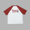 年輕歌曲x厘米通用徽標raglan Tee