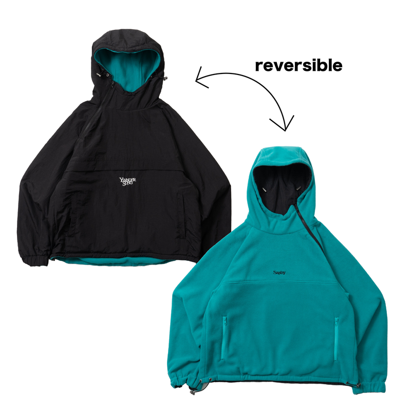 Younger × Apathy Reversible Zip Fleece Jacket