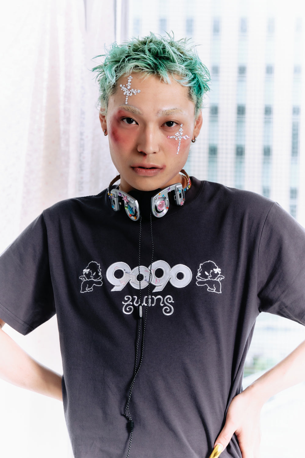twins パーカー 0909 9090 x twins logo tee – YZ