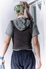 Dots Hooded tee