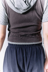 Dots Hooded tee
