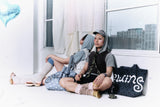 Dots Hooded tee