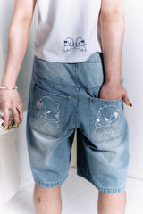 twin puppies buggy jorts