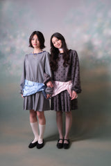 Ribbon Pleated One-Piece