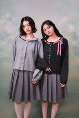 Ribbon Knit Cardigan