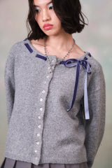 Ribbon Knit Cardigan