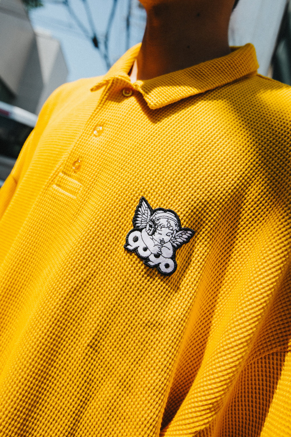 9090 Thermal Polo Tee – YZ