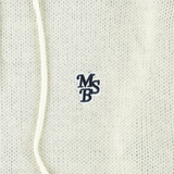 MSB knit logo hoodie
