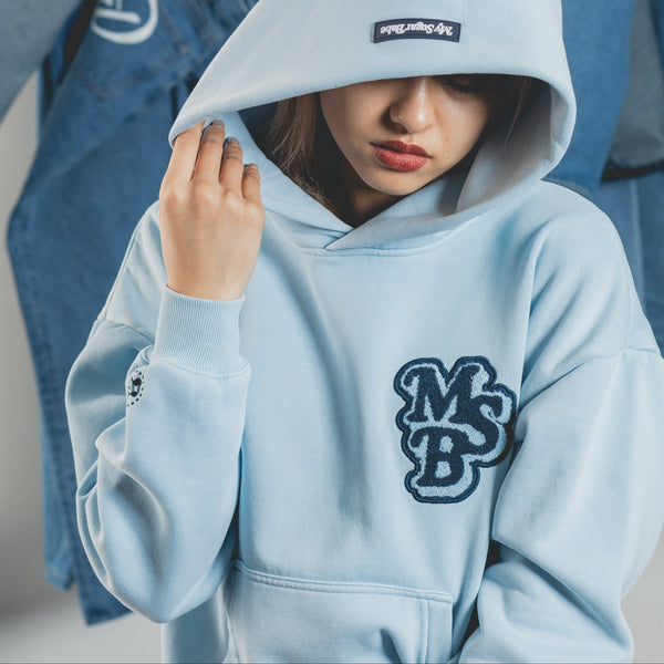 MSB wappen pigment dye hoodie – YZ