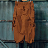 MILITARY DRAWCORD TUCK CARGO PANTS [AZR -BL -0001-01]