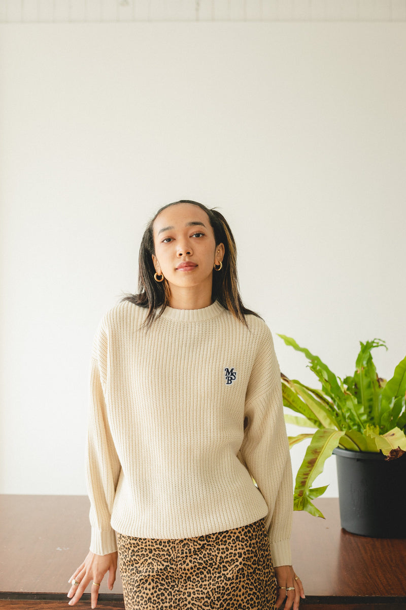 MSB patch knit pullover – YZ