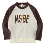 MSBE logo raglan knit pullover