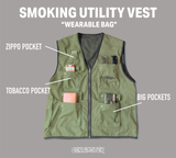 Smoking utility vest