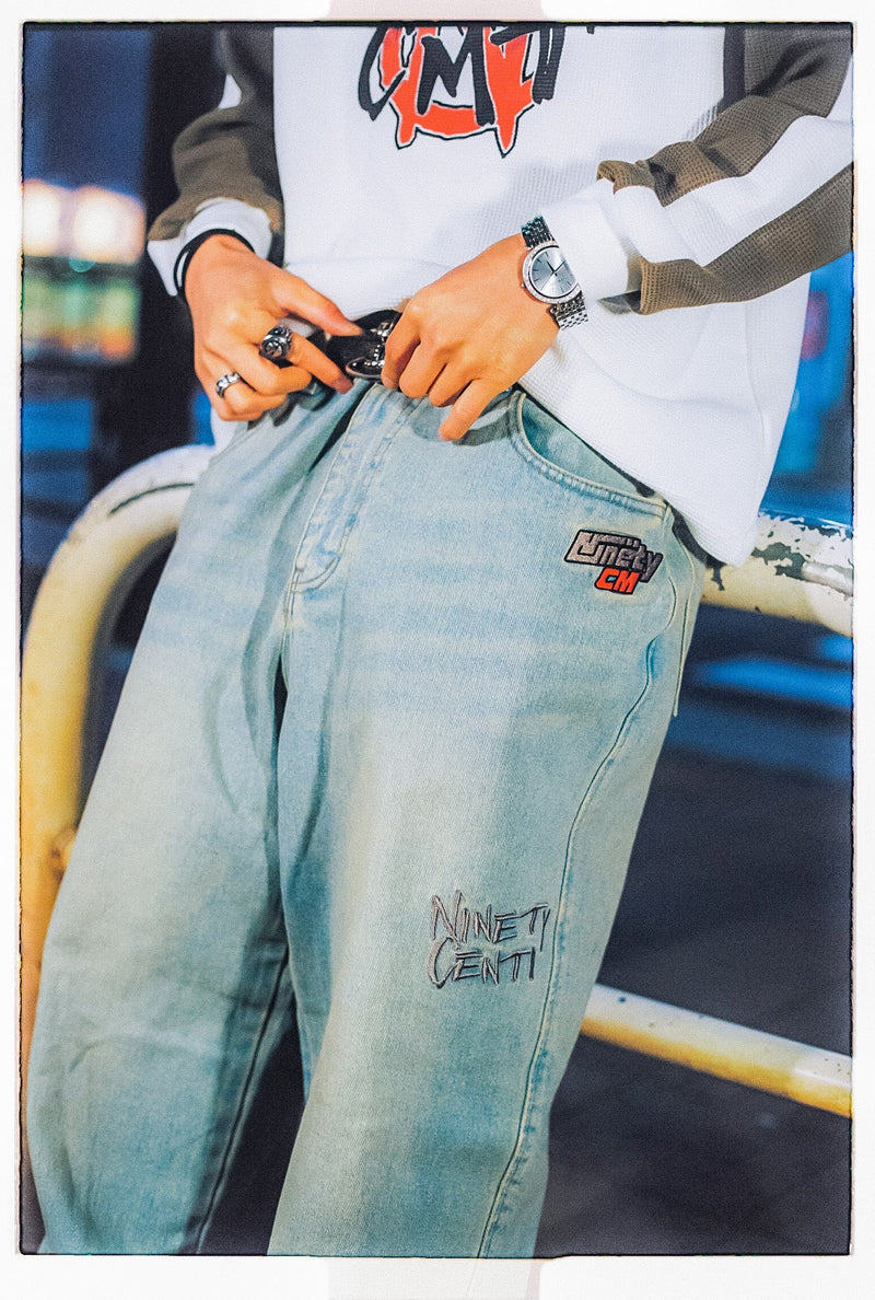 9090 × centimeter Vintage Like Denim Pants – YZ