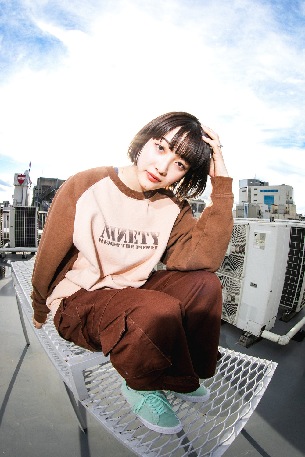 すーさん【値下げ】SHEER RAGLAN SWEAT Raglan Sweat – YZ