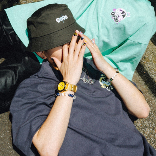 帽子 Mi Miu Miu Logo-Embroidered Denim Baseball Cap in Blue | Lyst