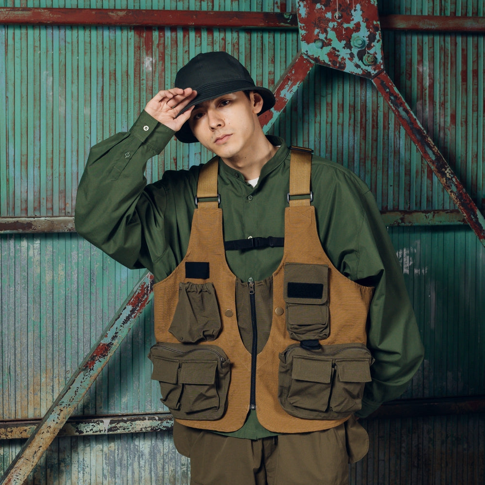 Hunting loose color scheme vest [AZRｰblｰ0001ｰ04] – YZ