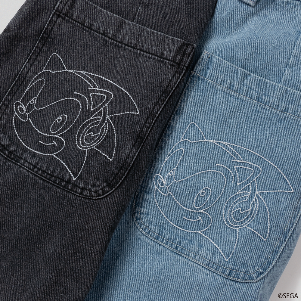 SONIC THE HEDGEHOG × 9090 Denim Pants – YZ