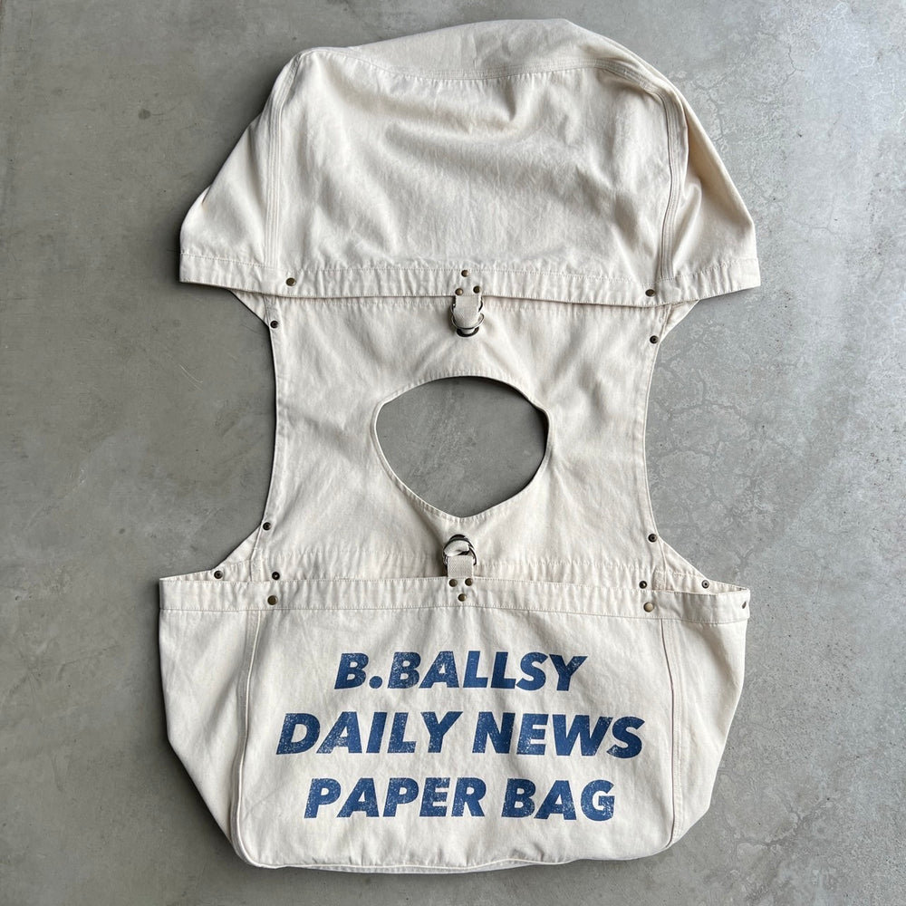 ballsy news paper vest – YZ