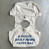 ballsy news paper vest