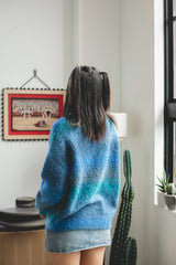 MSB gradation knit pullover
