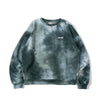 Tie dye pattern damage sweat