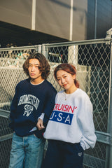 RUSSELL✖HTH collabo college sweat